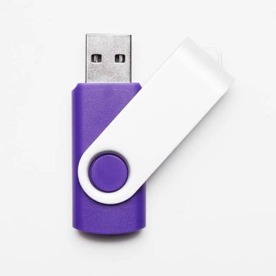 Robot Cube Purple U102 Bidding U Disk USB2.0 8GB - 1