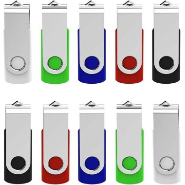 Robot Cube Silver U305 360° Rotate U Disk USB3.2 16GB - 1