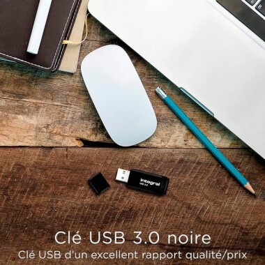 Robot Cube U410 Black USB3.1+Type-C Encryption U Disk 256GB - 5