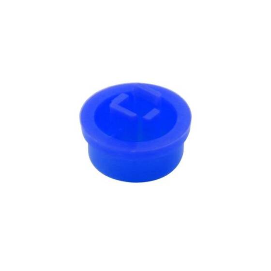 Round Cap For Square Tactile Switch For 12x12x7.3mm Square Switch Blue Color - 4