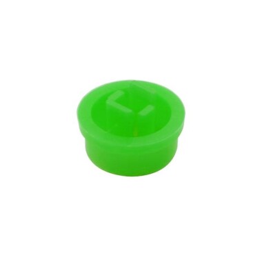Round Cap For Square Tactile Switch For 12x12x7.3mm Square Switch Green Color - 5
