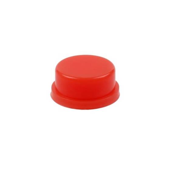 Round Cap For Square Tactile Switch For 12x12x7.3mm Square Switch Red Color - 2