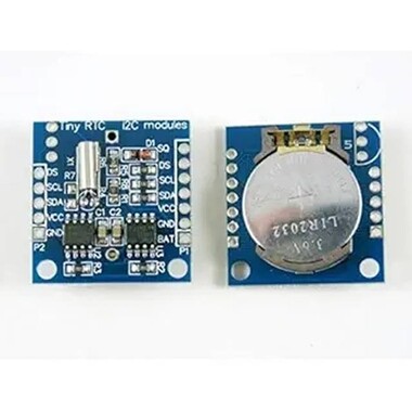 RTC DS1307 24C32 Real Time Clock Module with CR2032 Battery - 1