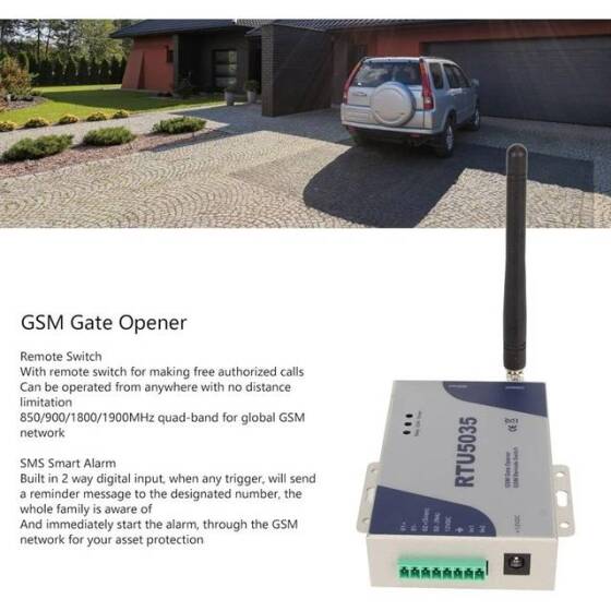 RTU5035 2G GSM Door Wireless Remote Gate Control Phone Opener Controller - 1
