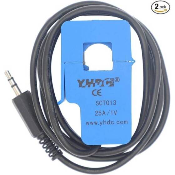 SCT-013-025 Non-invasive Split Core Current Transformer AC current Sensor 25A - 1