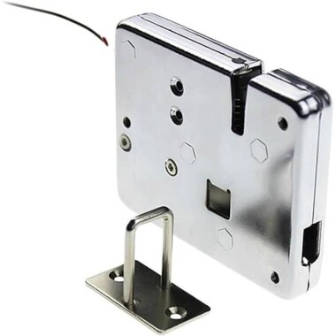 Silver XG- 08 DC12V 1-8A Small Electromagnetic Lock Four Wire With Feedback UnLock Recoil - 2