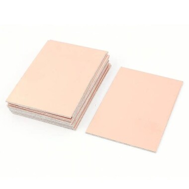 Single Side 10x15cm Thickness 1.5mm FR4 Glass Fiber Blank Copper Clad Printed Circuit Board Universal Prototype PCB - 2