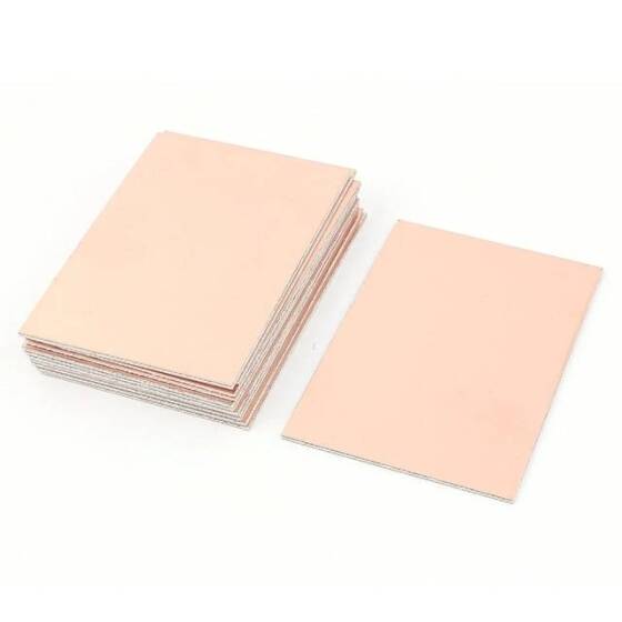 Single Side 10x15cm Thickness 1.5mm FR4 Glass Fiber Blank Copper Clad Printed Circuit Board Universal Prototype PCB - 2