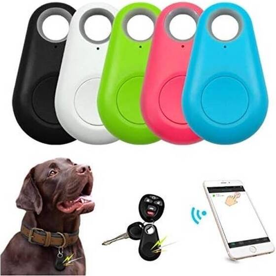 Smart Mini GPS Tracker Anti-Lost Waterproof Bluetooth Tracer For Pet Kids - Red (With CR2032 Battery) - 9