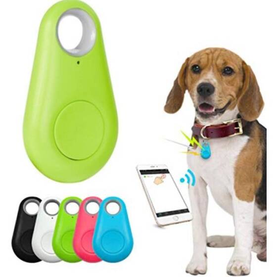 Smart Mini GPS Tracker Anti-Lost Waterproof Bluetooth Tracer For Pet Kids - Red (With CR2032 Battery) - 2