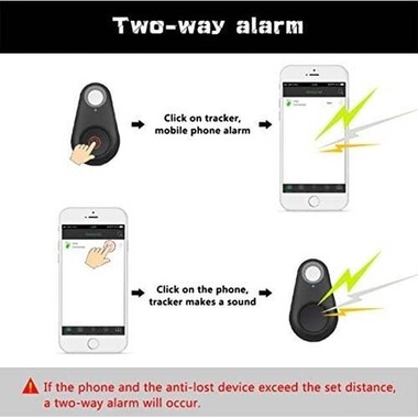 Smart Mini GPS Tracker Anti-Lost Waterproof Bluetooth Tracer For Pet Kids - White (With CR2032 Battery) - 7