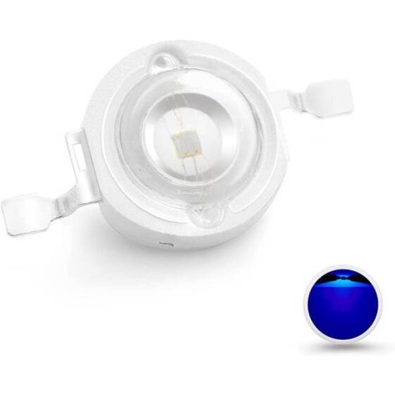 SMD 1W High Power LED Bulb Plant Blue - 1