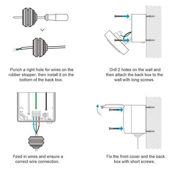 Sonoff S55TPB-US WiFi Smart Waterproof Socket Outdoor Use For Smart Home System US Plug - 7