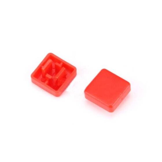 Square Cap For 12x12x7.3mm Square Tactile Switch Green - 1