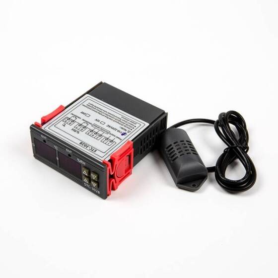 STC-3028 AC110-220V Dual Display Dual Temperature Adjustable Temperature Controller With 1M Cable - 12