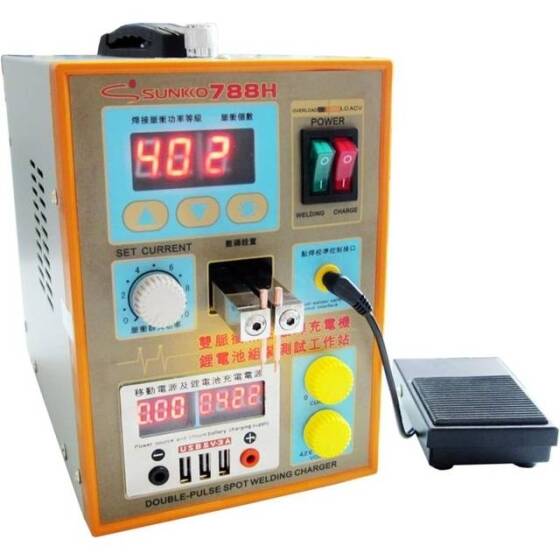 SUNKKO 788H-USB 18650 Battery Pulse Spot Welder EU Plug 220V - 1