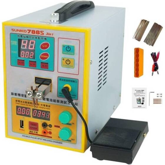 SUNKKO 788S Lithium Battery Welding Machine Double Pulse UK Plug 220V - 1