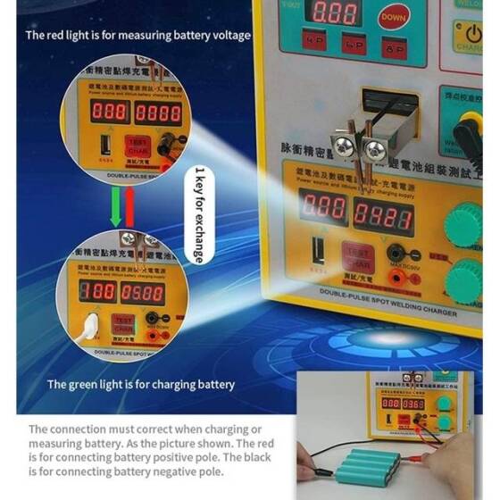 SUNKKO 788S Lithium Battery Welding Machine Double Pulse UK Plug 220V - 4