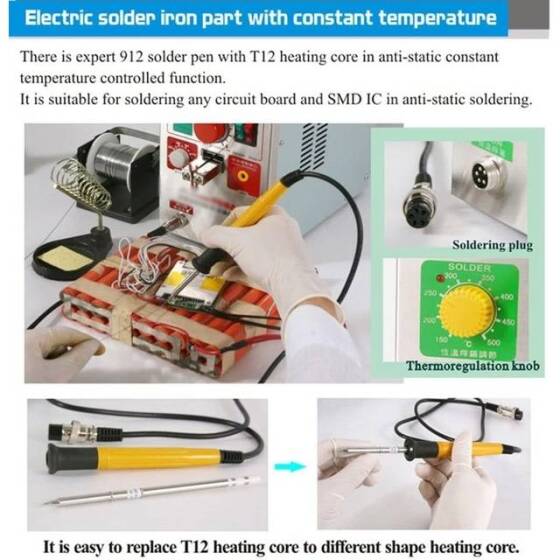 SUNKKO709AD+ Battery Spot Welder With 70B Welding Pen US Plug 110V - 2
