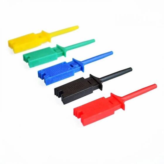 Test Hooks Clip For Logic Analyzers Red - 1