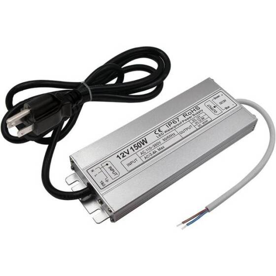 TG150W 12V Led SCR Indoor Dimming Power Supply Size: 288x49x30mm - 1
