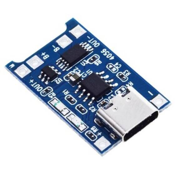 TP4056 18650 Lithium Battery Charging Module USB Type-C - 1