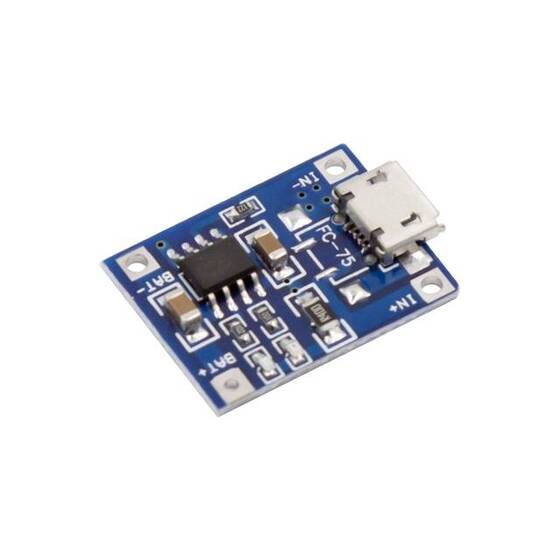 TP4056 TC4056 1A Lipo Battery Charging Board Micro USB - 5