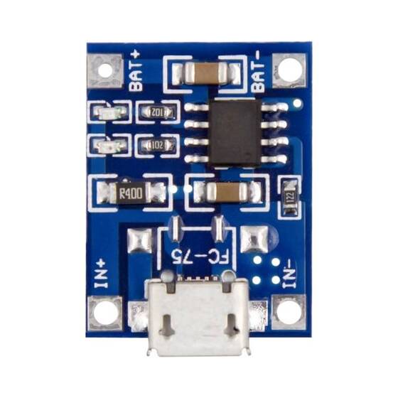 TP4056 TC4056 1A Lipo Battery Charging Board Micro USB - 7