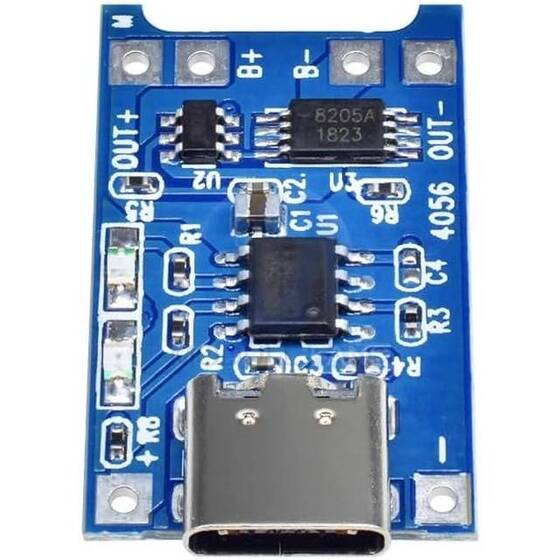 TP4056 TC4056 1A Lipo Battery Charging Board Type-C With current protection - 9