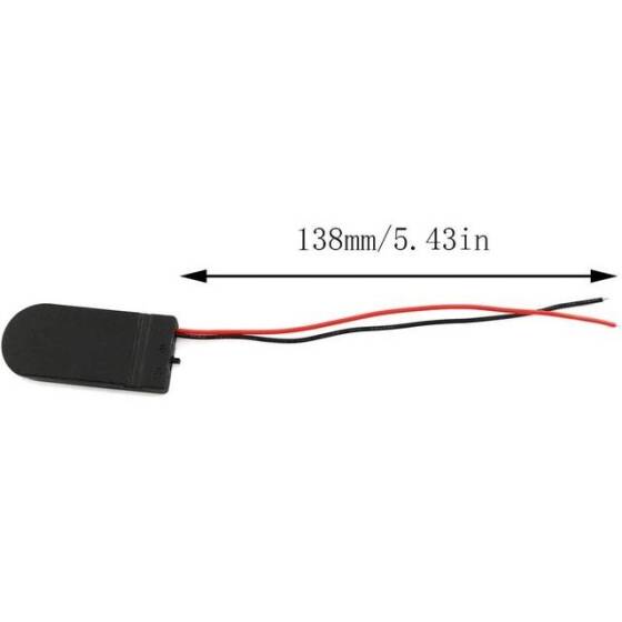 Transparency 2x 6V Button Battery Box CR2032 LIR203 - 2