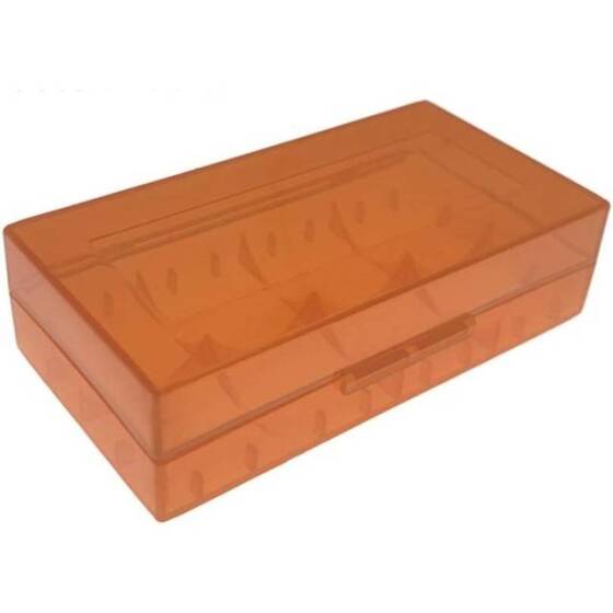 Transparent Waterproof 4x 18650 Battery Portable Clear Plastic Storage Box Size: 83x72x23.5mm - 4