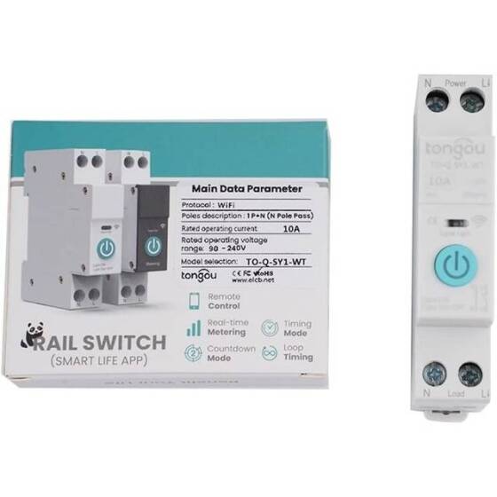 Tuya DIY Wifi+RF433 Universal Breaker Timer Smart Life 10A - 4