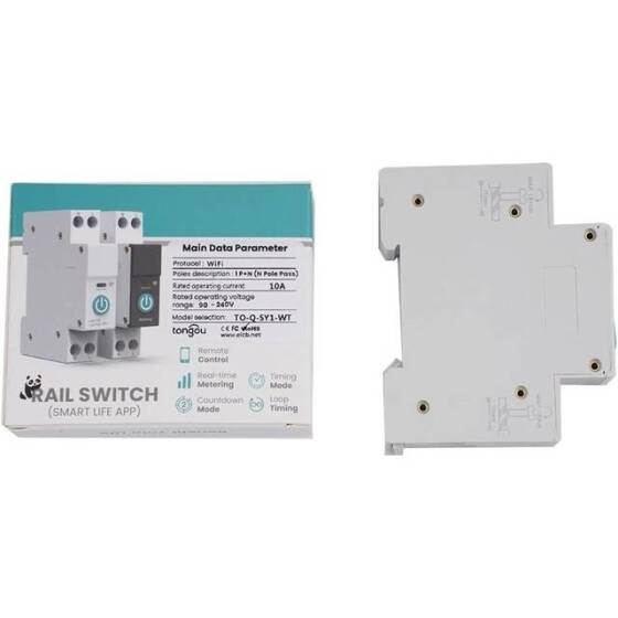 Tuya DIY Wifi+RF433 Universal Breaker Timer Smart Life 10A - 5