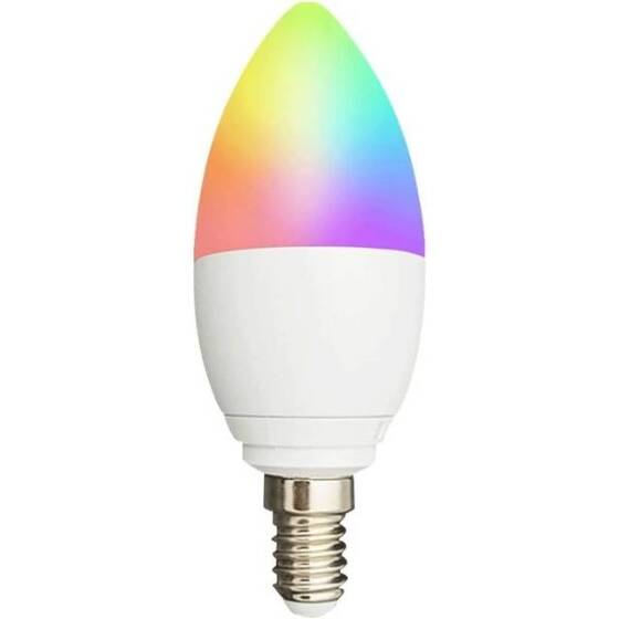 Tuya E14 Zigbee3.0 Home Smart RGBCW CAndle Bulb Dimmable And Compatible With Alexa Google Home Smart Lighting E14 5W 400lm - 1
