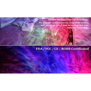 Tuya Smart Star Projector WiFi Laser Starry Sky Waving Night Light Led Colorful APP Wireless Control Alexa Google Home US Plug - 5