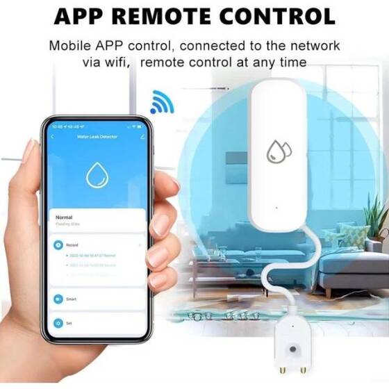 Tuya Wifi Leakage sensor Without Battery Original Packing Size: 72x45.5x14mm - 4