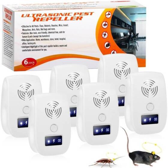 Ultrasonic Anti Mosquito Insect Mouse Repeller UK Plug - 1