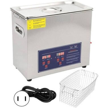 Stainless Steel Ultrasonic Cleaning Machine PS-30A 6.5x180W EU Plug 220V - 1