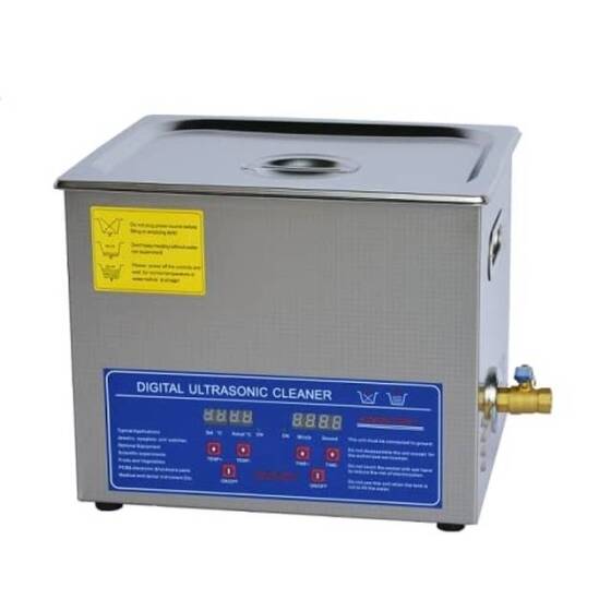 Stainless Steel Ultrasonic Cleaning Machine PS-40A 10L 40KHz 240W US Plug 110V - 1