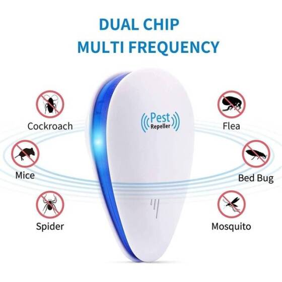 Ultrasonic Electronic Pest Repeller EU Plug - 3