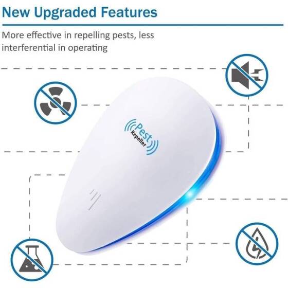 Ultrasonic Electronic Pest Repeller EU Plug - 4