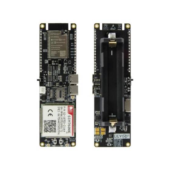  Unsoldered TTGO SIM7600E-H Module ESP32-WROVER-B Chip WiFi Bluetooth 18560 Battery Holder Solar Charge Development Board CH9102F Chip - 2