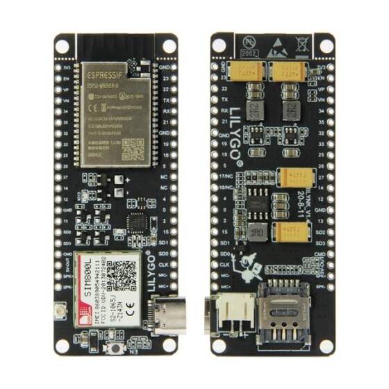 Unsoldered TTGO T-Call V1.4 ESP32 Wireless Module SIM Antenna SIM Card SIM800L Module CH9102F Chip - 12