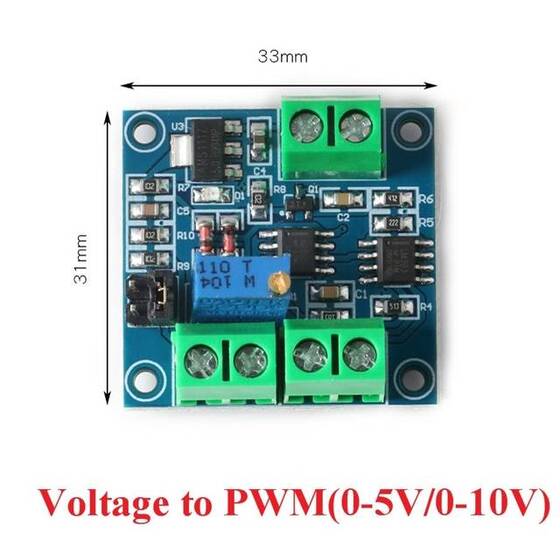 Voltage to PWM Converter Module 0-5V 0-10V to 0%-100% Digital to Analog Signal PWM Adjustable Power Module - 1