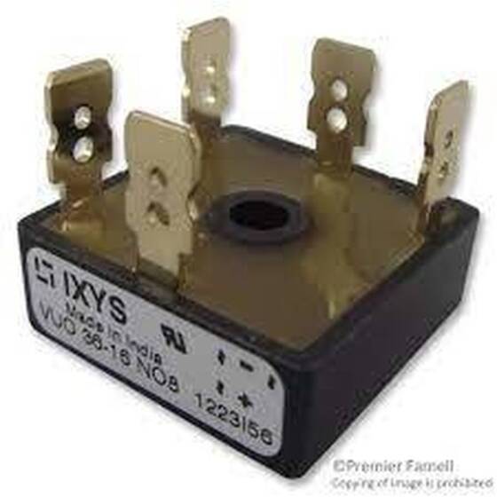 VUO36-16NO8 3-Phase 27A 1600V Bridge Rectifier - 1