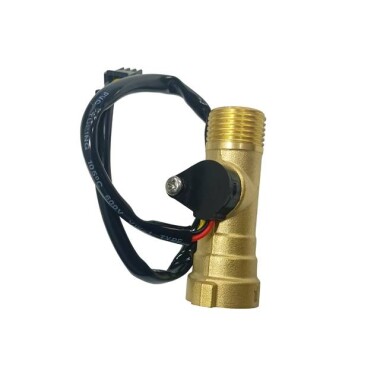 Water Flow Sensor (Sea) YF-B8 Flowmeter G1/2 1-30L/min 3-24V Brass - 1