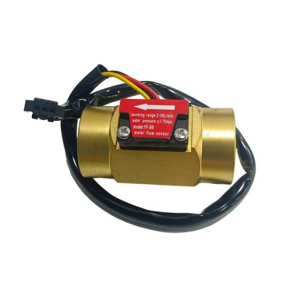 Water Flow Sensor (Sea) YF-B9 Flowmeter G3/4 2-50L/min 5-24V Brass - 1