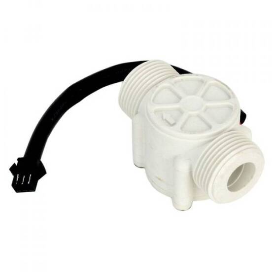 Water Flow Sensor (Sea) YF-S403 Flowmeter With Temperature Sensing G3/4 1-30L/min 5-24V - 2