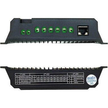 Waterproof 12V24V10A Intelligent Solar Controller - 12.8 Fully Charged 14.8V Lithium Iron Phosphate - 4