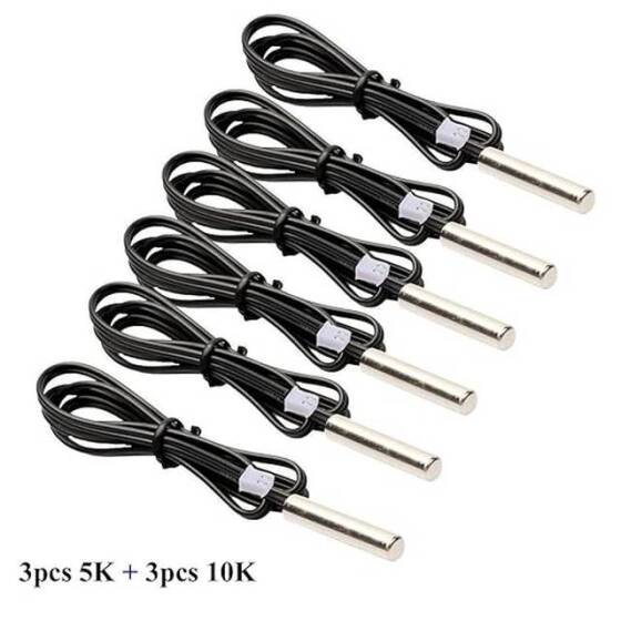 Waterproof 1M NTC Thermistor Temperature Sensor 10K B395x25mm With XH2.54-2P Terminal - 4